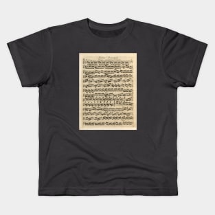 Vivaldi | Summer | Original handwritten score by Antonio Vivaldi | The four Seasons Kids T-Shirt